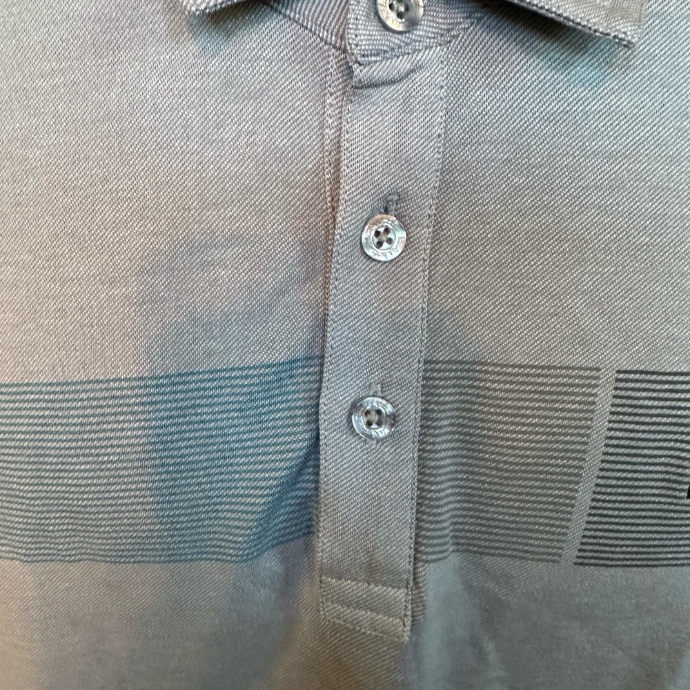 Travis Mathew Mens Gold Shirt. Size Large - Picture 4 of 7